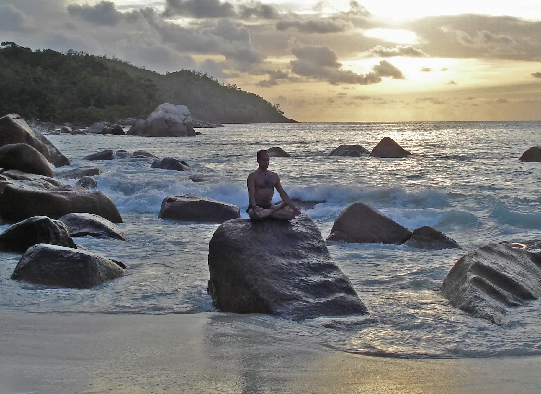 Respiración y oleaje...
